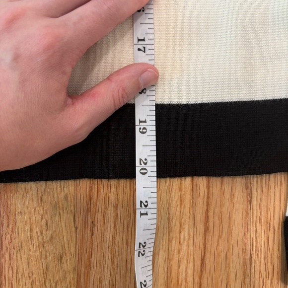 Sezane White and Black Betty Collared Cardigan, Size M; New Without Tags - Picture 10 of 10